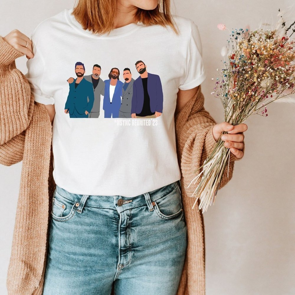 NSYNC 90s Retro Boy Band Pop Era Streetwear Graphic T-Shirt